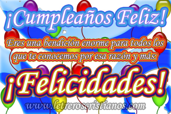 Cumpleaños – Letreros  :: Imagenes Cristianas, Imagenes para  Facebook, Frases Cristianas