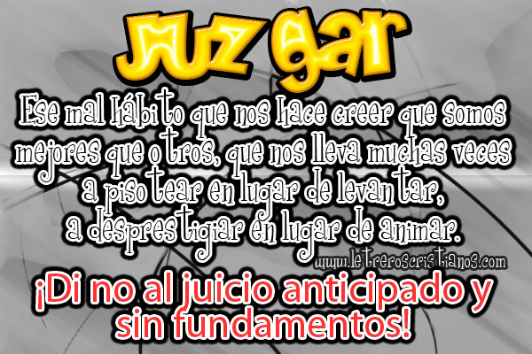 juzgar