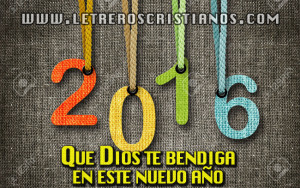 Que Dios te bendiga en este nuevo año – Letreros Cristianos.com ...